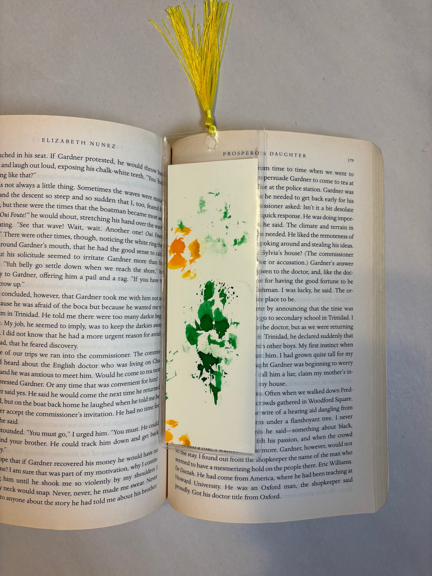 Paw Print Bookmark