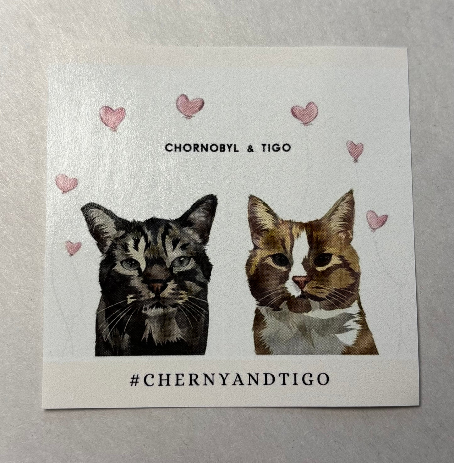 Chornobyl & Tigo Sticker
