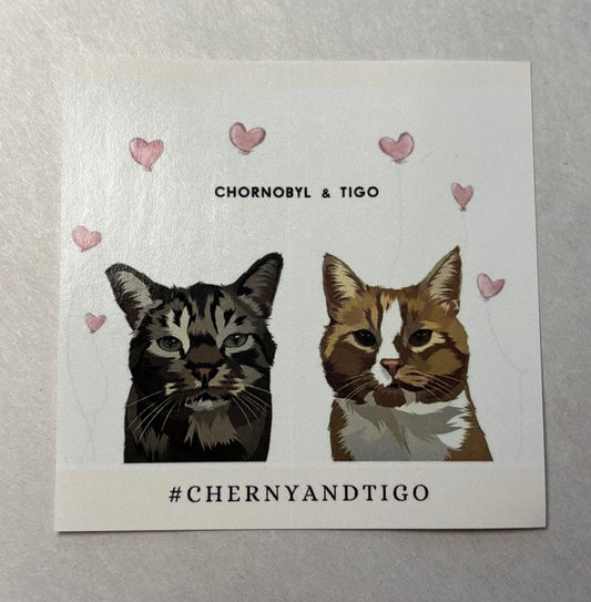 Chornobyl & Tigo Sticker
